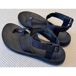 Teva Universal Original Sandal Black Strappy Thong Ankle Wrap Waterproof Women 9